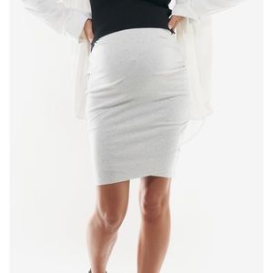Bae The Label Grey Maternity Skirt
